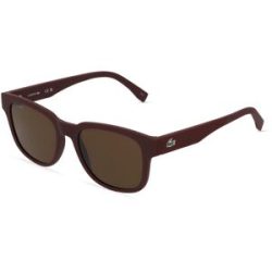 Marchon Germany GmbH Lacoste L982S Unisex-Sonnenbrille Vollrand Quadratisch Kunststoff-Gestell, Braun