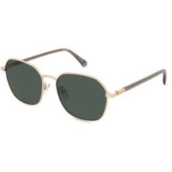 Safilo GmbH Polaroid PLD 4168/G/S/X Herren-Sonnenbrille Vollrand Panto Metall-Gestell, Gold