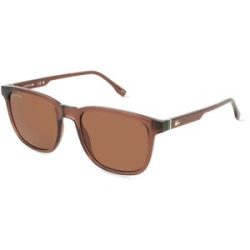 Marchon Germany GmbH Lacoste L6029S Unisex-Sonnenbrille Vollrand Quadratisch Kunststoff-Gestell, Braun