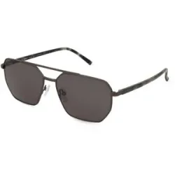 Wenzhou Bada Optical Co. , LTD Fielmann BD 575 SUN CL RICHARD Herren-Sonnenbrille Vollrand Quadratisch Edelstahl-Gestell, Grau