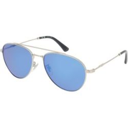 DE RIGO Vision D.A.CH. GmbH Police SPLP20E Unisex-Sonnenbrille Vollrand Pilot Edelstahl-Gestell, Grau