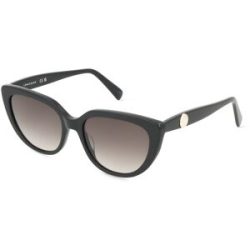 Marchon Germany GmbH Longchamp LO766S Damen-Sonnenbrille Vollrand Cat Eye Acetat-Gestell, Schwarz