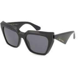 Safilo GmbH Etro 0096/G/S Damen-Sonnenbrille Vollrand Eckig Acetat-Gestell, Schwarz