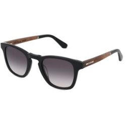 Masterdis Woodfellas 11717 MINDSET Unisex-Sonnenbrille Vollrand Quadratisch Kunststoff-Gestell, Schwarz