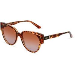 Marchon Germany GmbH Karl Lagerfeld KL6068S Unisex-Sonnenbrille Vollrand Butterfly Kunststoff-Gestell, Havanna