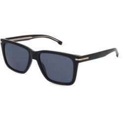 Safilo GmbH Boss 1598/S Herren-Sonnenbrille Vollrand Quadratisch Acetat-Gestell, Schwarz