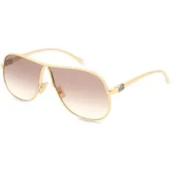Luxottica Fashion Brillen Vertriebs GmbH Miu Miu 0MU A56S Damen-Sonnenbrille Vollrand Pilot Metall-Gestell, Gold