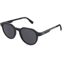 Marchon Germany GmbH Lacoste L6087S Herren-Sonnenbrille Vollrand Eckig Kunststoff-Gestell, Schwarz