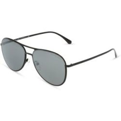 Luxottica Fashion Brillen Vertriebs GmbH Michael Kors MK1089 KONA Damen-Sonnenbrille Vollrand Pilot Metall-Gestell, Schwarz