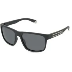 Safilo GmbH Polaroid PLD 2157/S Herren-Sonnenbrille Vollrand Quadratisch Kunststoff-Gestell, Schwarz