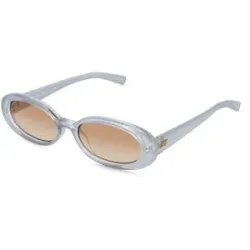 Tree Distribution GmbH Le Specs LSP2652346 OUTTA LOVE Damen-Sonnenbrille Vollrand Oval Kunststoff-Gestell, Grau