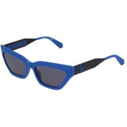 Marchon Germany GmbH Calvin Klein CKJ22640S Unisex-Sonnenbrille Vollrand Butterfly Kunststoff-Gestell, Blau
