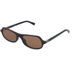 Luxottica Fashion Brillen Vertriebs GmbH Miu Miu MU B10SU Damen-Sonnenbrille Vollrand Geometrisch Acetat-Gestell, Schwarz