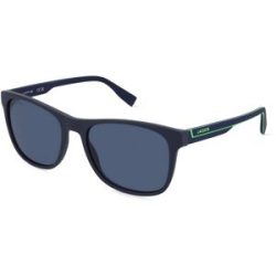 Marchon Germany GmbH Lacoste L6031S Unisex-Sonnenbrille Vollrand Quadratisch Acetat Spritzguss-Gestell, Blau