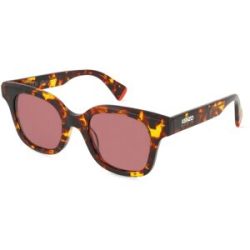 Thélios Kenzo KZ40176I AKA Damen-Sonnenbrille Vollrand Butterfly Kunststoff-Gestell, Rot