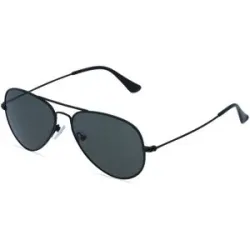 Wenzhou Bada Optical Co. , LTD Fielmann BD 277 SUN CL Unisex-Sonnenbrille Vollrand Pilot Edelstahl-Gestell, Schwarz