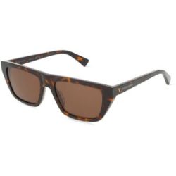Kering Eyewear Spa Bottega Veneta BV1291S Unisex-Sonnenbrille Vollrand Quadratisch Acetat-Gestell, Havanna