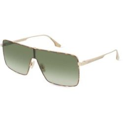 Marchon Germany GmbH Victoria Beckham VB238S Unisex-Sonnenbrille Vollrand Monoscheibe Metall-Gestell, Gold