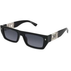 Safilo GmbH Dsquared2 ICON 0011/S Herren-Sonnenbrille Vollrand Quadratisch Acetat-Gestell, Schwarz