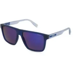 Eschenbach Optik GmbH Superdry 996110 Herren-Sonnenbrille Vollrand Quadratisch Kunststoff-Gestell, Blau