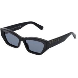 Thélios Stella McCartney SC40047I-Y Damen-Sonnenbrille Vollrand Butterfly Acetat-Gestell, Schwarz