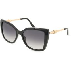 Marcolin Deutschland GmbH Guess GU00266 Damen-Sonnenbrille Vollrand Quadratisch Kunststoff-Gestell, Schwarz