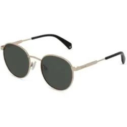 Safilo GmbH Polaroid PLD 2053/S Unisex-Sonnenbrille Vollrand Oval Metall-Gestell, Gold