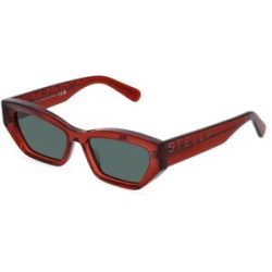 Thélios Stella McCartney SC40047I-Y Damen-Sonnenbrille Vollrand Butterfly Acetat-Gestell, Braun