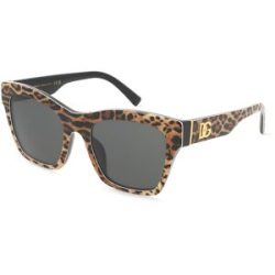Luxottica Fashion Brillen Vertriebs GmbH Dolce&Gabbana 0DG4512 Damen-Sonnenbrille Vollrand Quadratisch Acetat-Gestell, Braun
