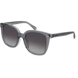 Luxottica Fashion Brillen Vertriebs GmbH Coach HC8381U Damen-Sonnenbrille Vollrand Quadratisch Acetat-Gestell, Grau