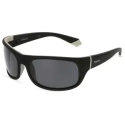 Safilo GmbH Polaroid PLD 2125/S Herren-Sonnenbrille Vollrand Quadratisch Acetat-Gestell, Schwarz