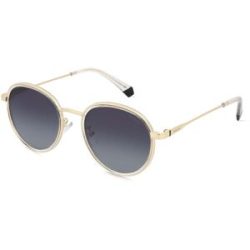 Safilo GmbH Polaroid PLD 4173/G/S/X Unisex-Sonnenbrille Vollrand Panto Metall-Gestell, Gold