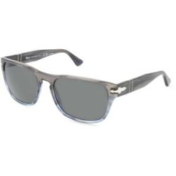 Luxottica Fashion Brillen Vertriebs GmbH Persol PO3341S Unisex-Sonnenbrille Vollrand Quadratisch Acetat-Gestell, Grau