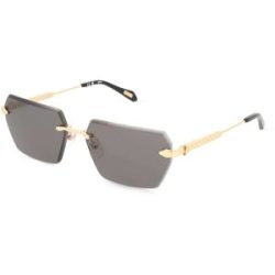 DE RIGO Vision D.A.CH. GmbH Just Cavalli SJC110 Unisex-Sonnenbrille Vollrand Quadratisch Metall-Gestell, Gold