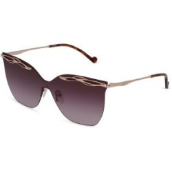 Marchon Germany GmbH Liu Jo LJ136S Unisex-Sonnenbrille Vollrand Monoscheibe Metall-Gestell, Gold