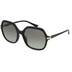 Luxottica Fashion Brillen Vertriebs GmbH Vogue 0VO5561S Damen-Sonnenbrille Vollrand Quadratisch Acetat-Gestell, Schwarz