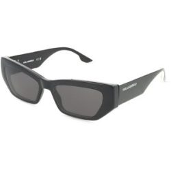 Marchon Germany GmbH Karl Lagerfeld KL6160S Unisex-Sonnenbrille Vollrand Quadratisch Kunststoff-Gestell, Schwarz