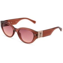Marcolin Deutschland GmbH Guess GU8241 Unisex-Sonnenbrille Vollrand Oval Kunststoff-Gestell, Braun