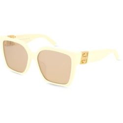 Thélios Givenchy GV40056U Damen-Sonnenbrille Vollrand Quadratisch Acetat-Gestell, Beige