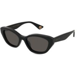 Kering Eyewear Spa Gucci GG1638S Unisex-Sonnenbrille Vollrand Butterfly Acetat-Gestell, Schwarz