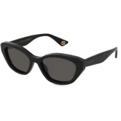 Kering Eyewear Spa Gucci GG1638S Unisex-Sonnenbrille Vollrand Butterfly Acetat-Gestell, Schwarz