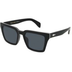 Safilo GmbH Rag & Bone RNB5054/S Herren-Sonnenbrille Vollrand Quadratisch Acetat-Gestell, Schwarz