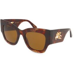Safilo GmbH Etro 0076/S Damen-Sonnenbrille Vollrand Eckig Acetat-Gestell, Havanna