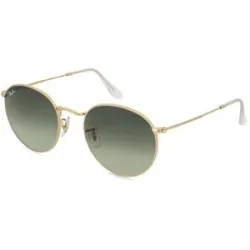 Luxottica Fashion Brillen Vertriebs GmbH Ray-Ban 0RB3447 ROUND METAL Herren-Sonnenbrille Vollrand Rund Metall-Gestell, Gold