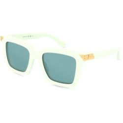 Kering Eyewear Spa Bottega Veneta BV1005S Unisex-Sonnenbrille Vollrand Eckig Acetat-Gestell, Grün