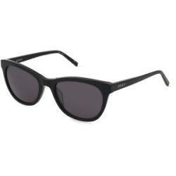 Marchon Germany GmbH DKNY DK502S Damen-Sonnenbrille Vollrand Butterfly Metall-Gestell, Schwarz