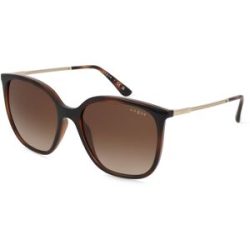Luxottica Fashion Brillen Vertriebs GmbH Vogue 0VO5564S Damen-Sonnenbrille Vollrand Quadratisch Acetat-Gestell, Havanna