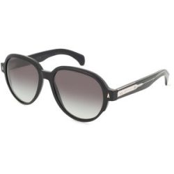 Luxottica Fashion Brillen Vertriebs GmbH Moncler ME6005 SWANSPAN Unisex-Sonnenbrille Vollrand Pilot Acetat-Gestell, Schwarz