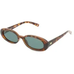 Tree Distribution GmbH Le Specs OUTTA LOVE Damen-Sonnenbrille Vollrand Oval Kunststoff-Gestell, Braun