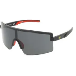 Luxottica Fashion Brillen Vertriebs GmbH Scuderia Ferrari FZ6008U Herren-Sonnenbrille Randlos Monoscheibe Kunststoff-Gestell, Schwarz
